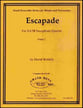 ESCAPADE SAXOPHONE QUARTET cover